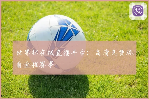 世界杯在线直播平台:高清免费观看全程赛事